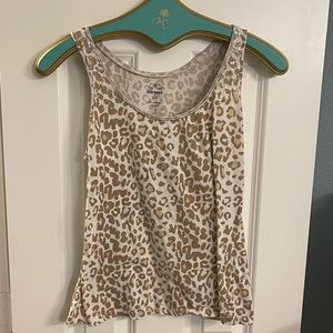Old Navy Animal Print Sequin Tank Top